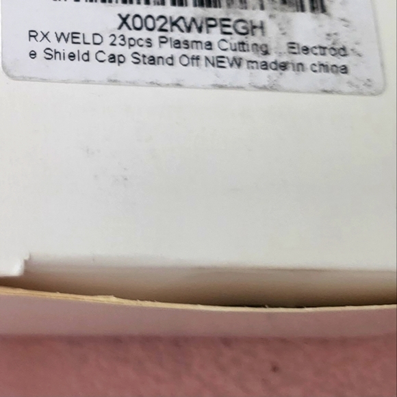 Plasma cutting electrod e shield cap pieces - Picture 2 of 2